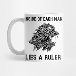 Lion Masculine Ruler Mug